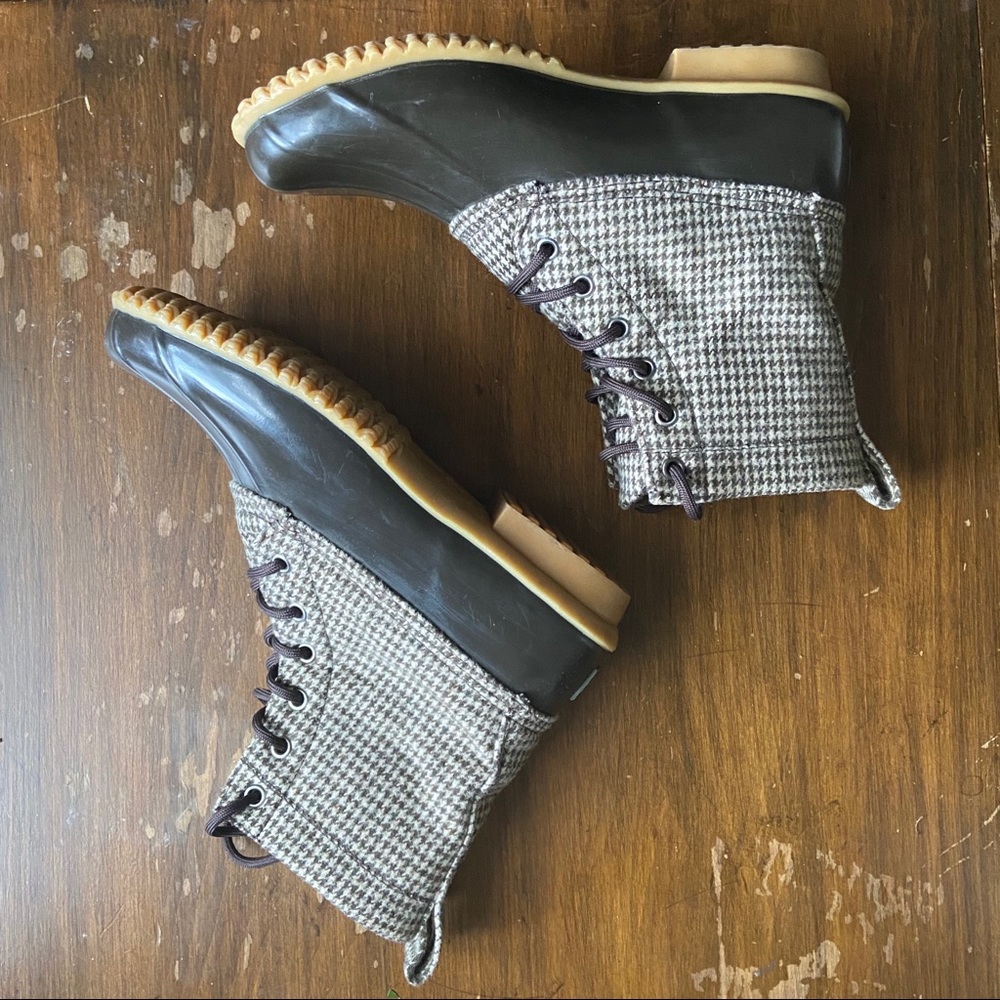 G.H. Bass Co. Women’s Harlequin Duckboot SZ 9M Houndstooth